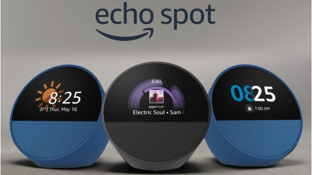 Amazon Echo Spot Launch in india with smart alarm and sleek design and also Alexa
