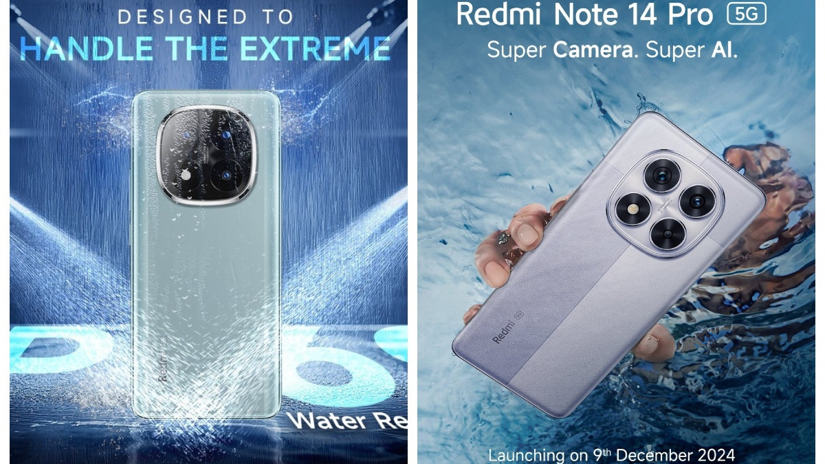 Xiaomi की Redmi Note 14 Pro सीरीज: फुली वॉटरप्रूफ बॉडी और टॉप-नॉच फीचर्स के साथ, कल होगा ग्लोबल लॉन्च Redmi Note 14 Pro Series launch global on 9 december with IP69 rating
