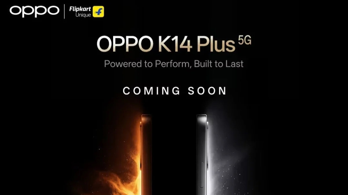  Oppo K14 Plus 5G जल्द होगा लॉन्च: Flipkart पर दिखीं पहली झलक, फ्लैट फ्रेम और नए कलर ऑप्शन ने खींचा ध्यान 