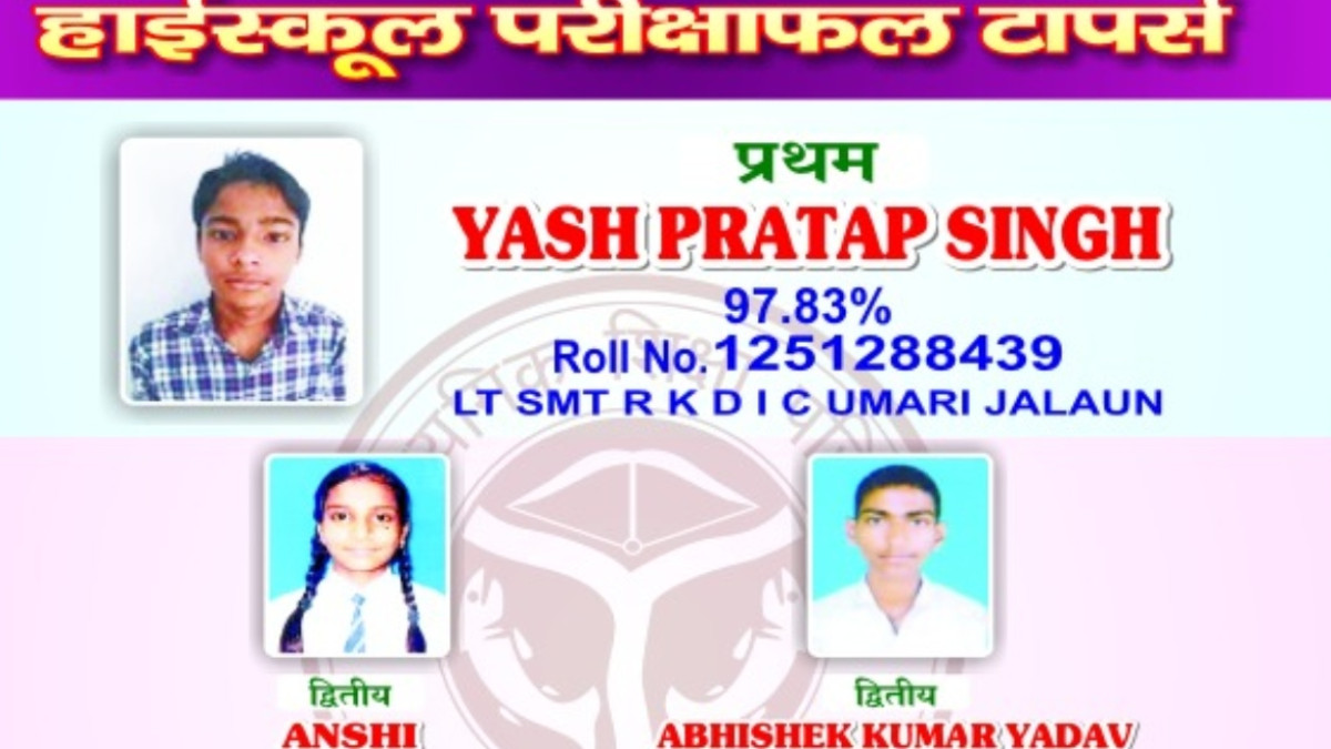 Yash pratap singh topper