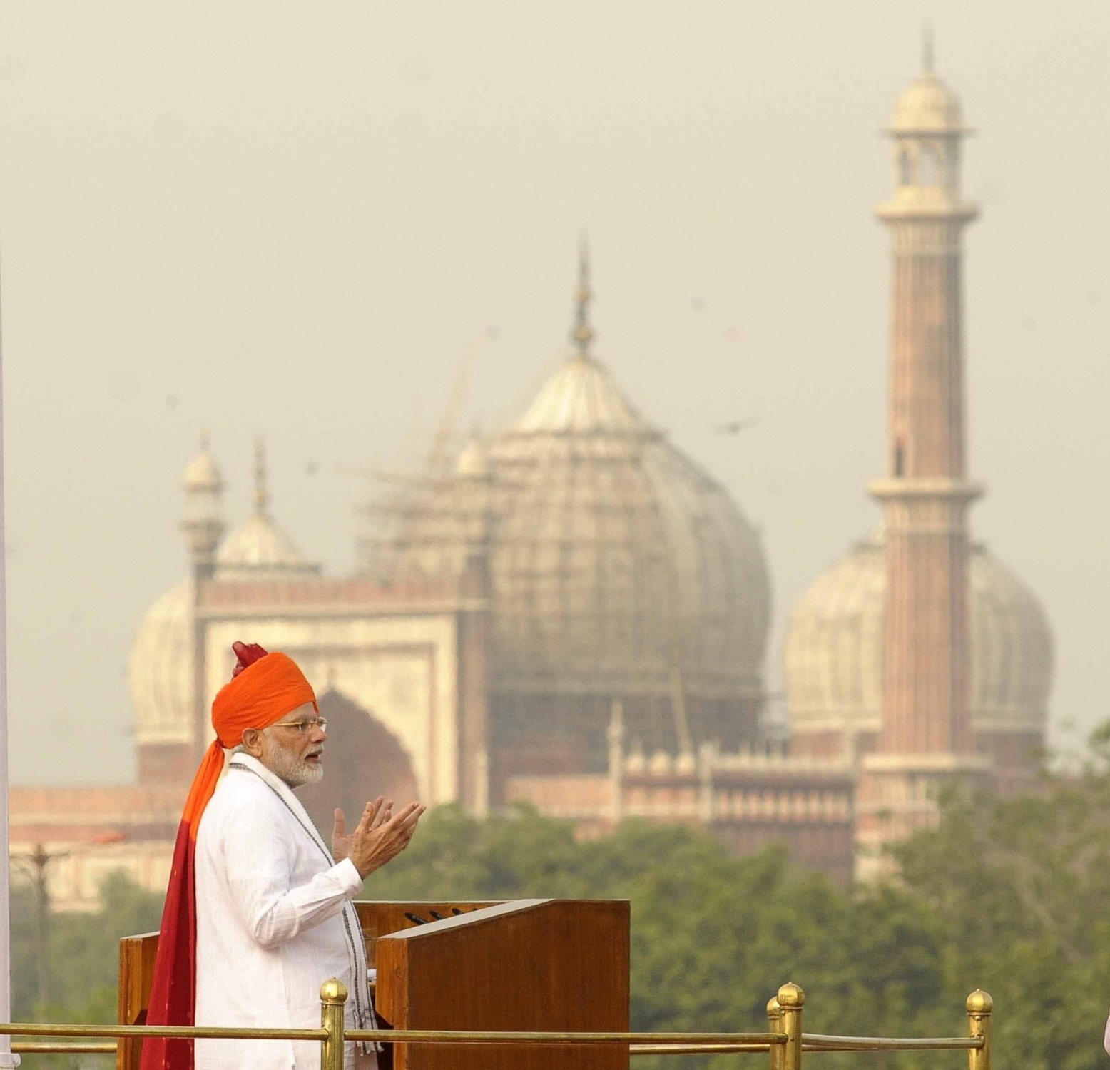 2018: Saffron and Red Turban 2018: Saffron and Red Turban