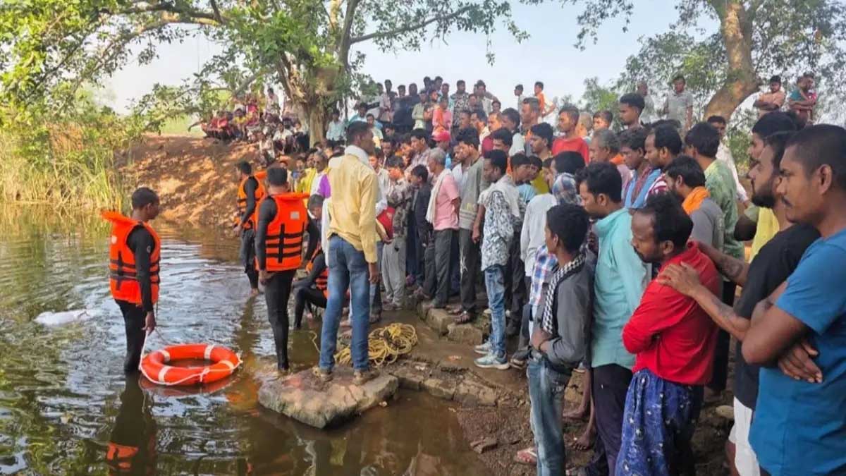 तालाब में डूबने से राजमिस्त्री की मौत