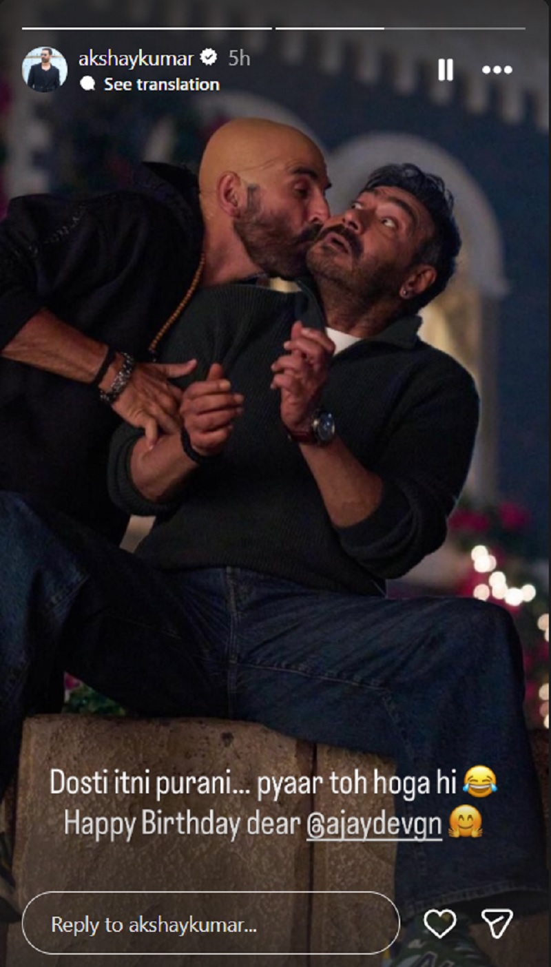 Akshay kumar insta story