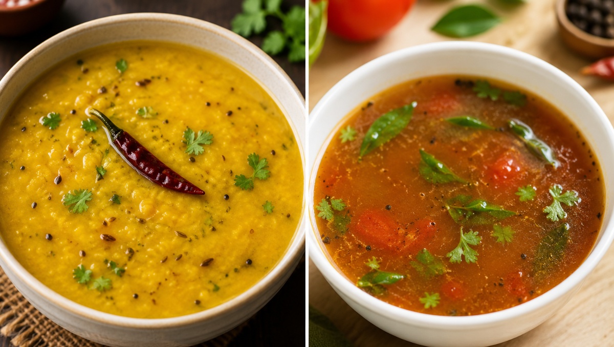 Dal Vs Rasam Dal Vs Rasam