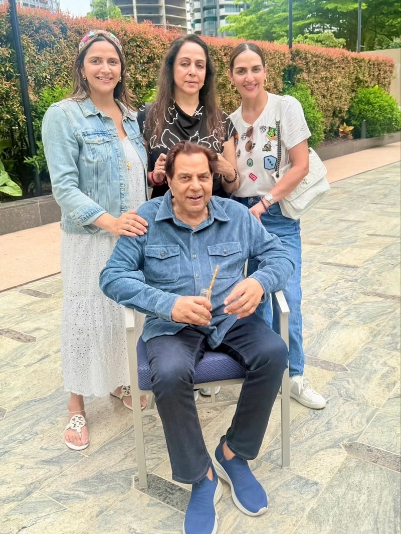 Dharmendra and Hema Malini