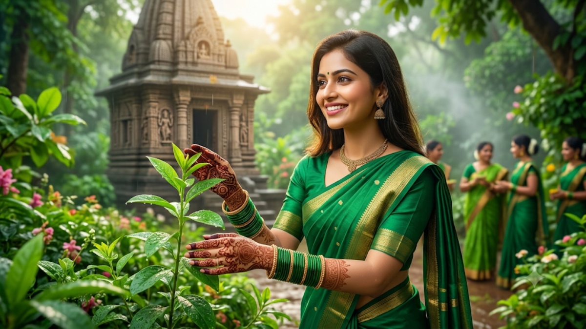 हरियाली और नई शुरुआत का प्रतीक है हरा रंग