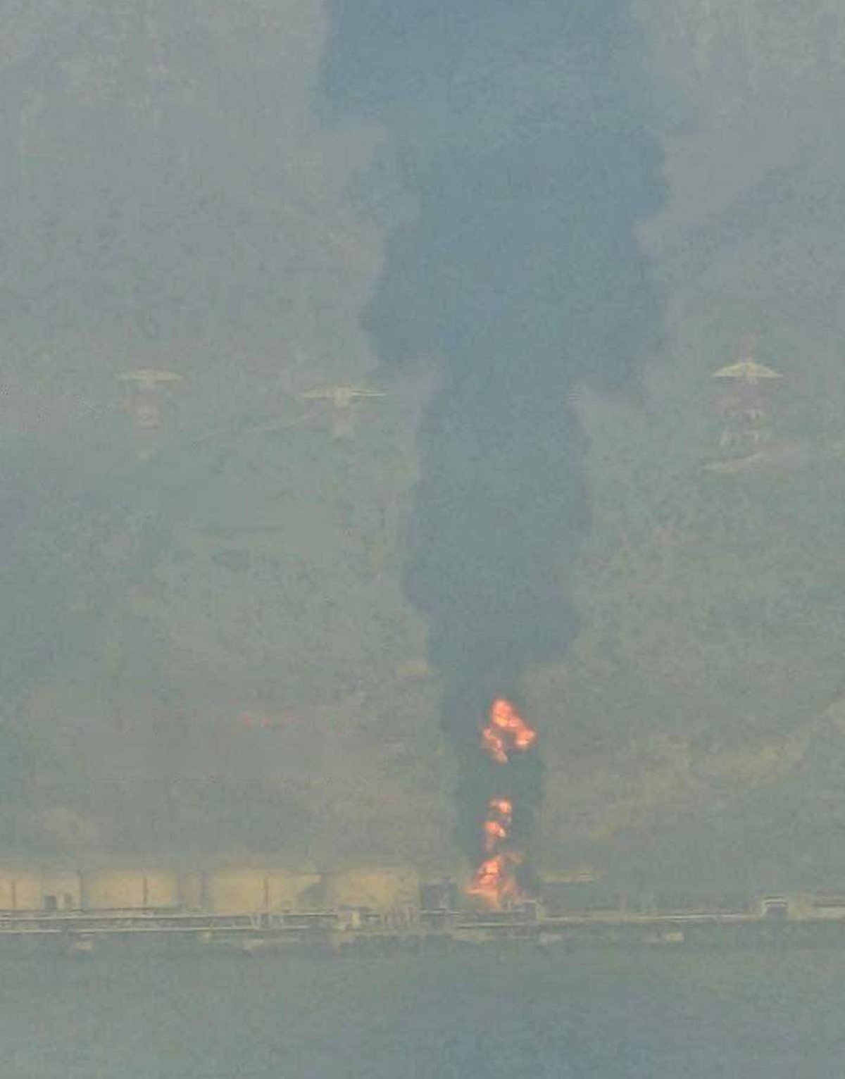 Iranian drone attack UAEs Port of Fujairah 