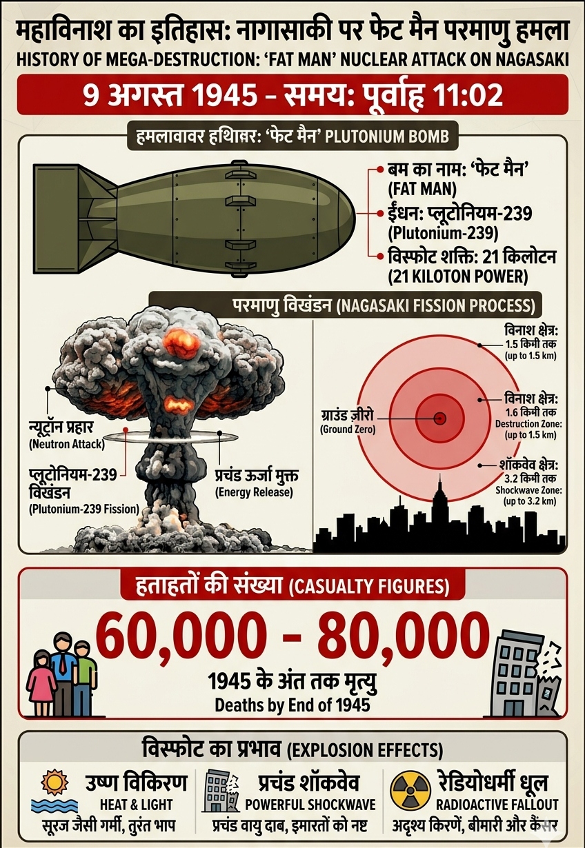 Nagasaki nuclear Attack History