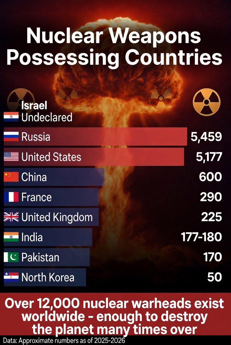 Nuclear Weapons Possessing Countries