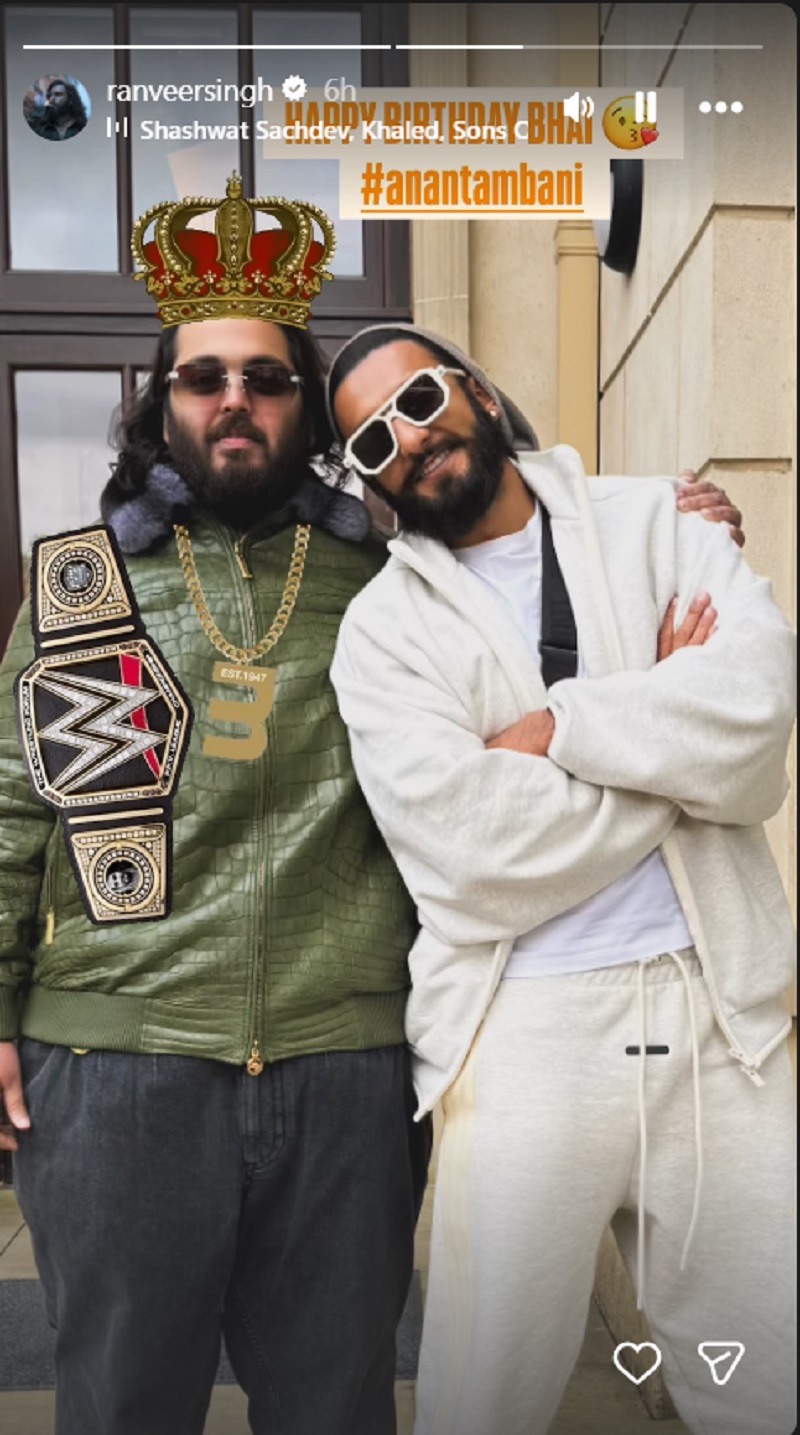 Ranveer Singh And Anant Ambani