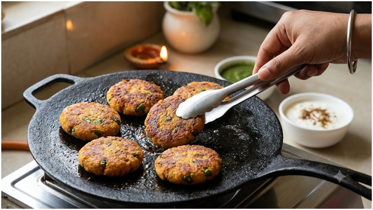 शकरकंद टिक्की शकरकंद टिक्की