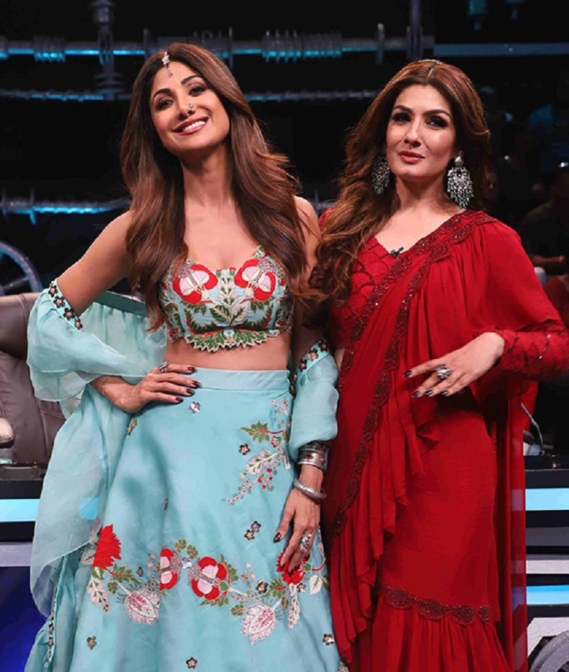 Shilpa Shetty and raveena Tandon