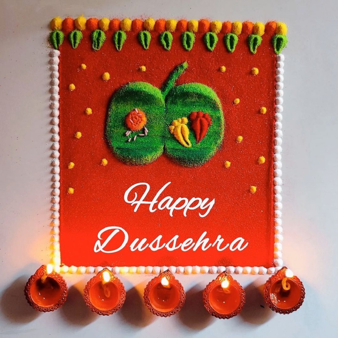 Dussehra Rangoli 2026: घर के दरवाजे पर बनाएं ये सुंदर रंगोली डिजाइन ...