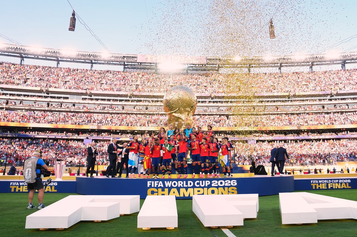 Spain Victory celebration