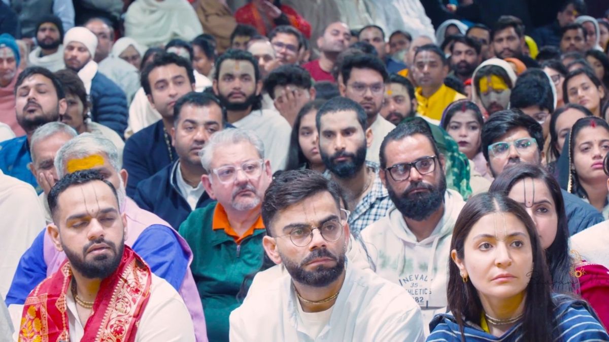 Virat Kohli Anushka Sharma Vrindavan Visit