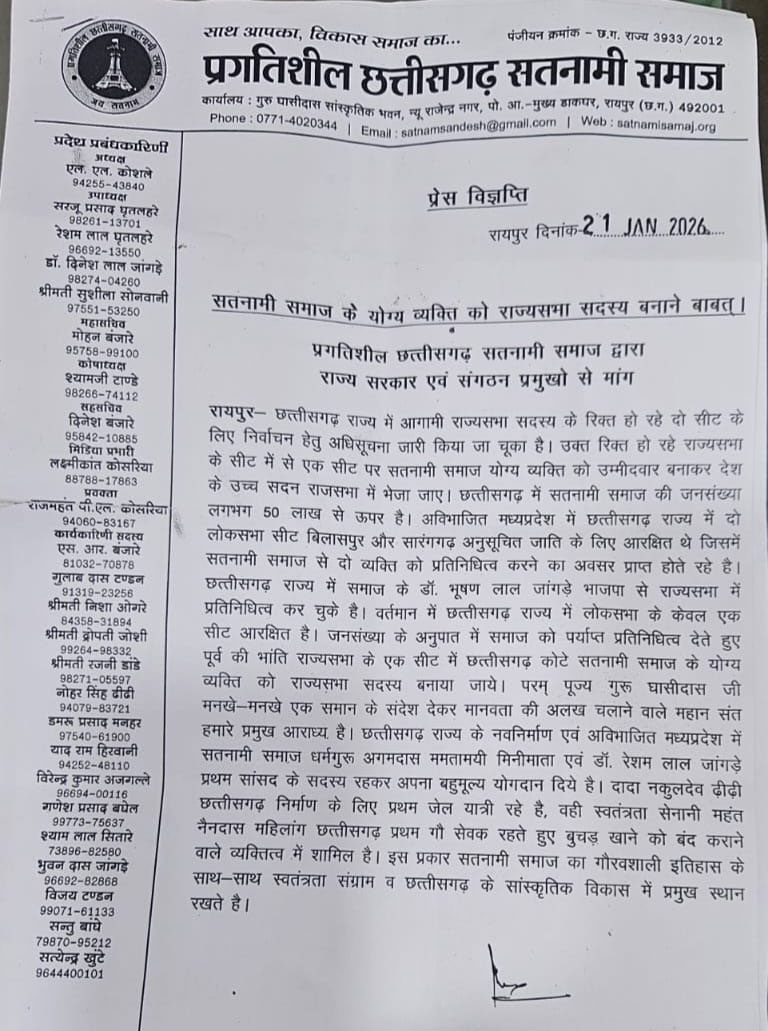 Satnami samaj Satnami samaj