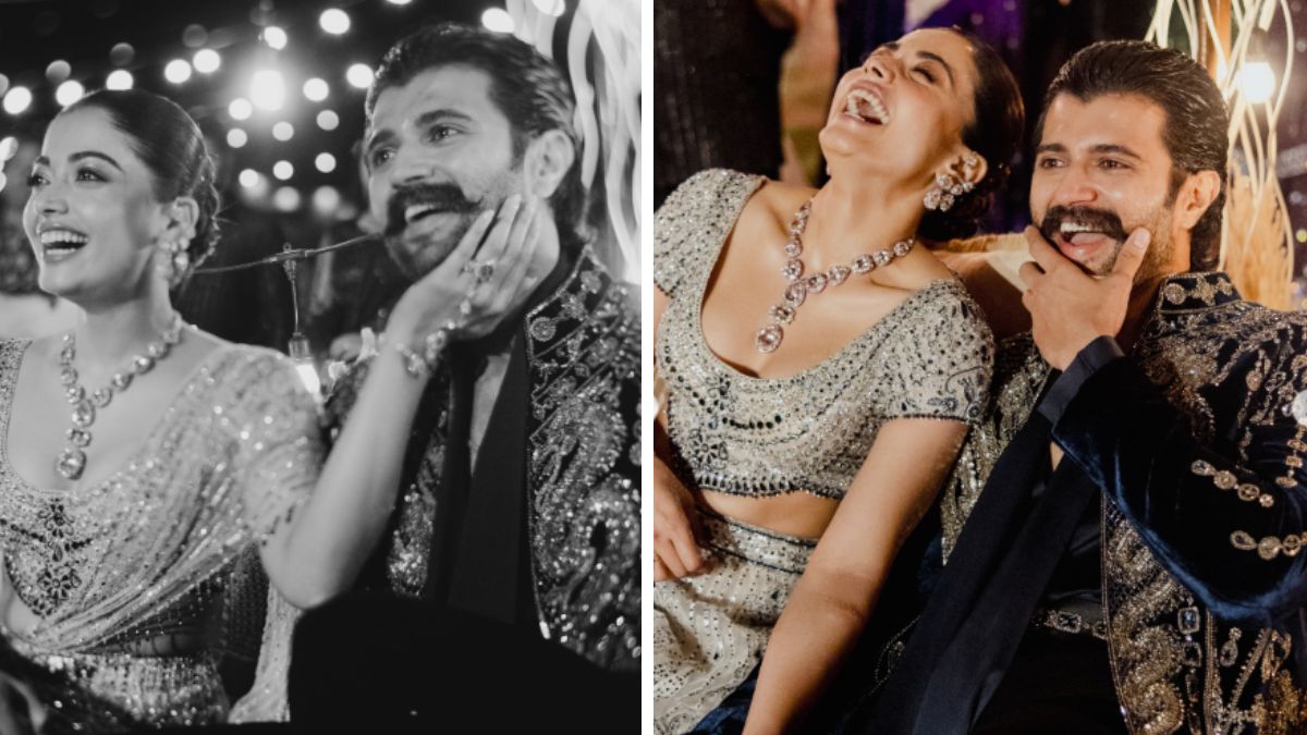 Rashmika Vijay Sangeet Photos Rashmika Vijay Sangeet Photos