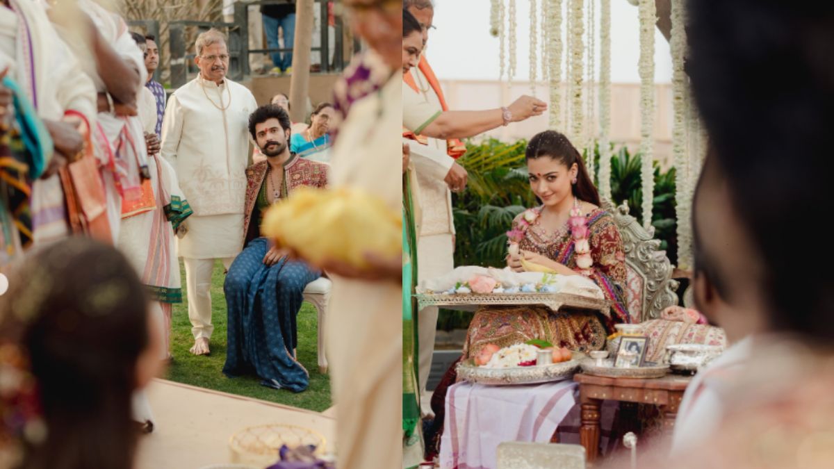 Rashmika Vijay Mehndi Photos