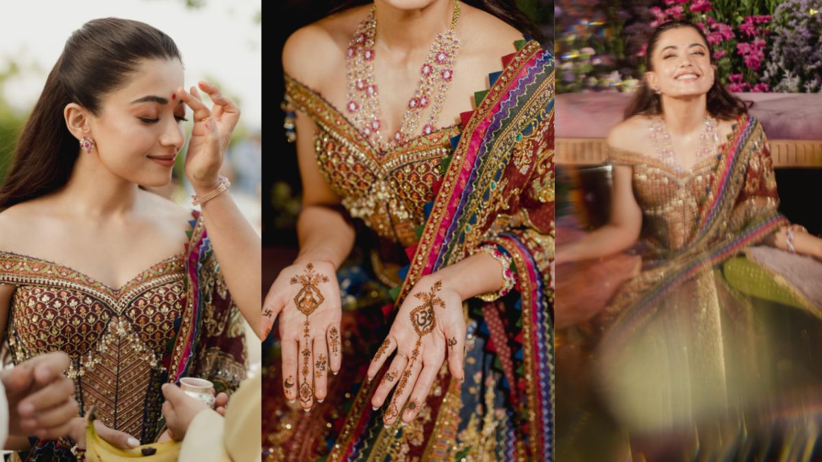 Rashmika Vijay Mehndi Photos