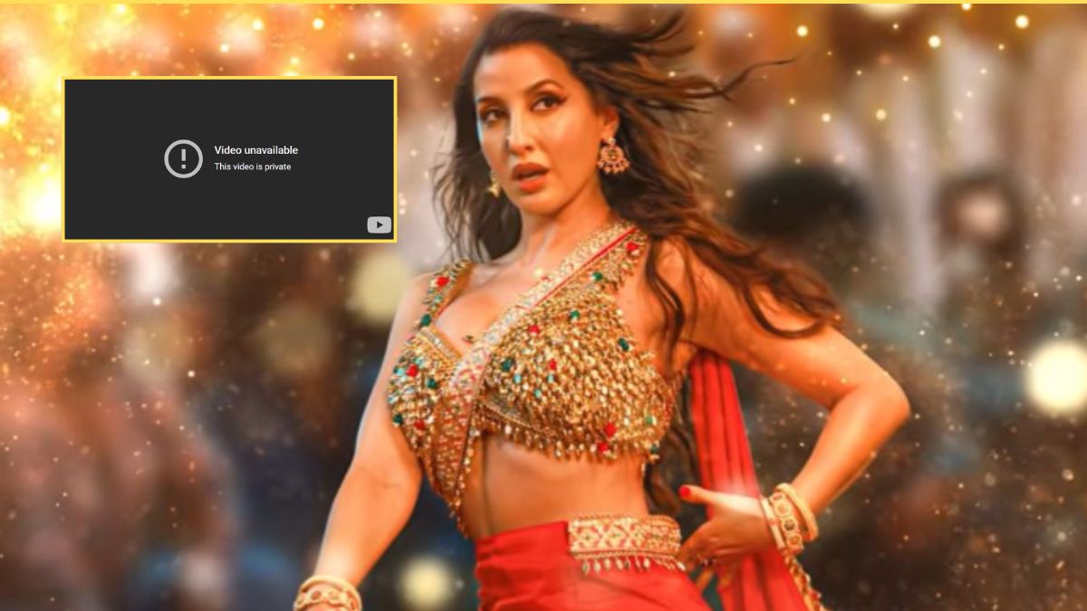 nora fatehi new song removed