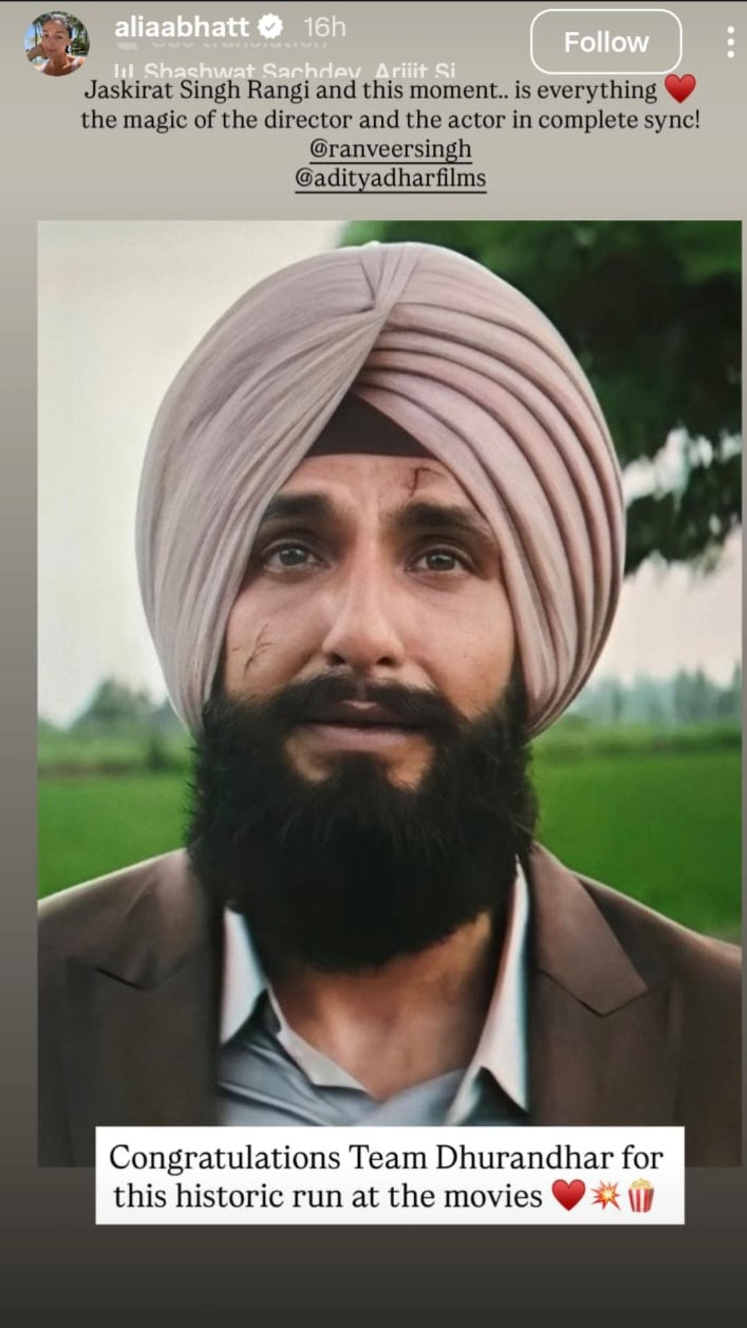 Alia Bhatt Reaction On Dhurandhar 2