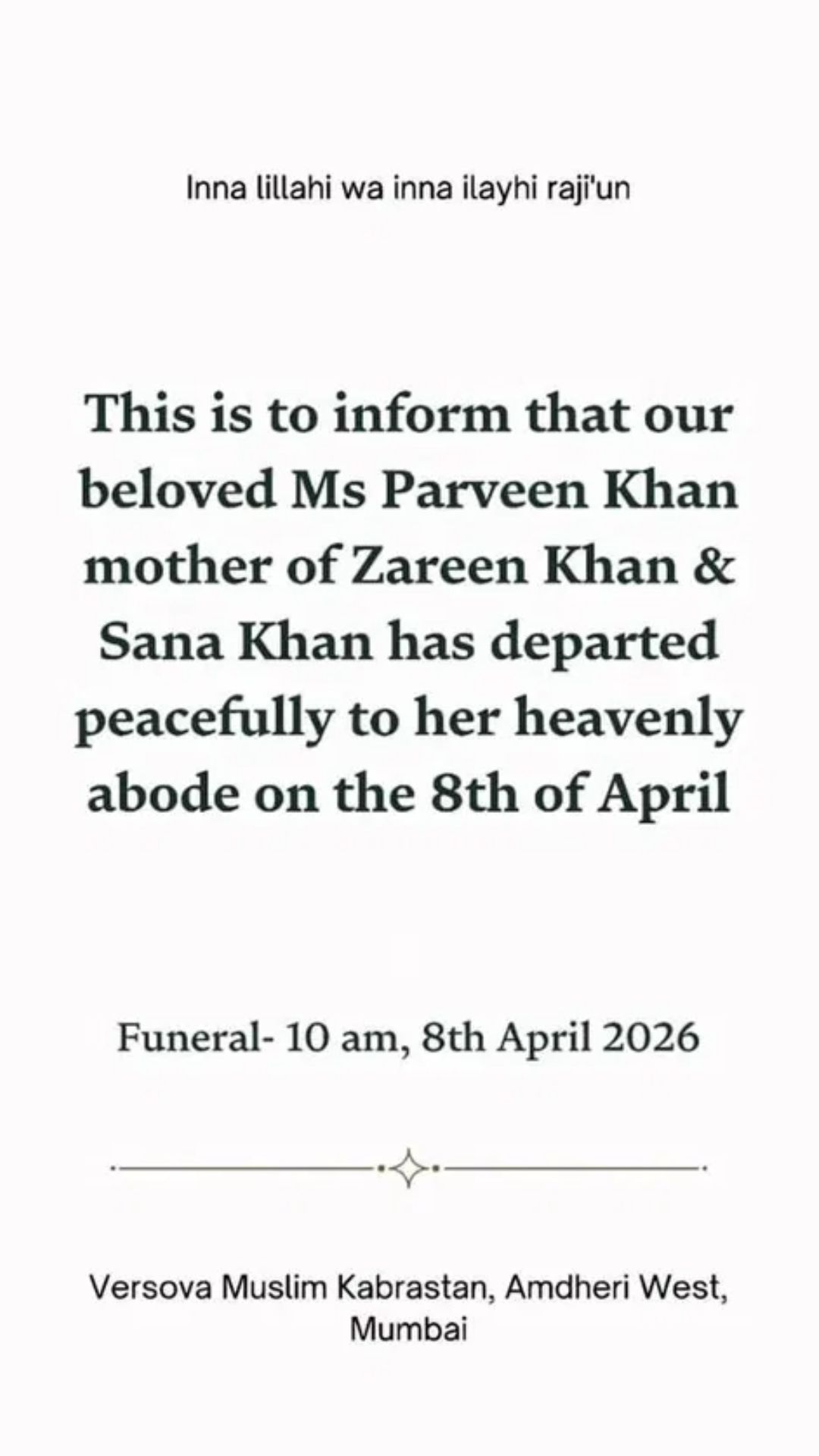 Zareen Khan Zareen Khan