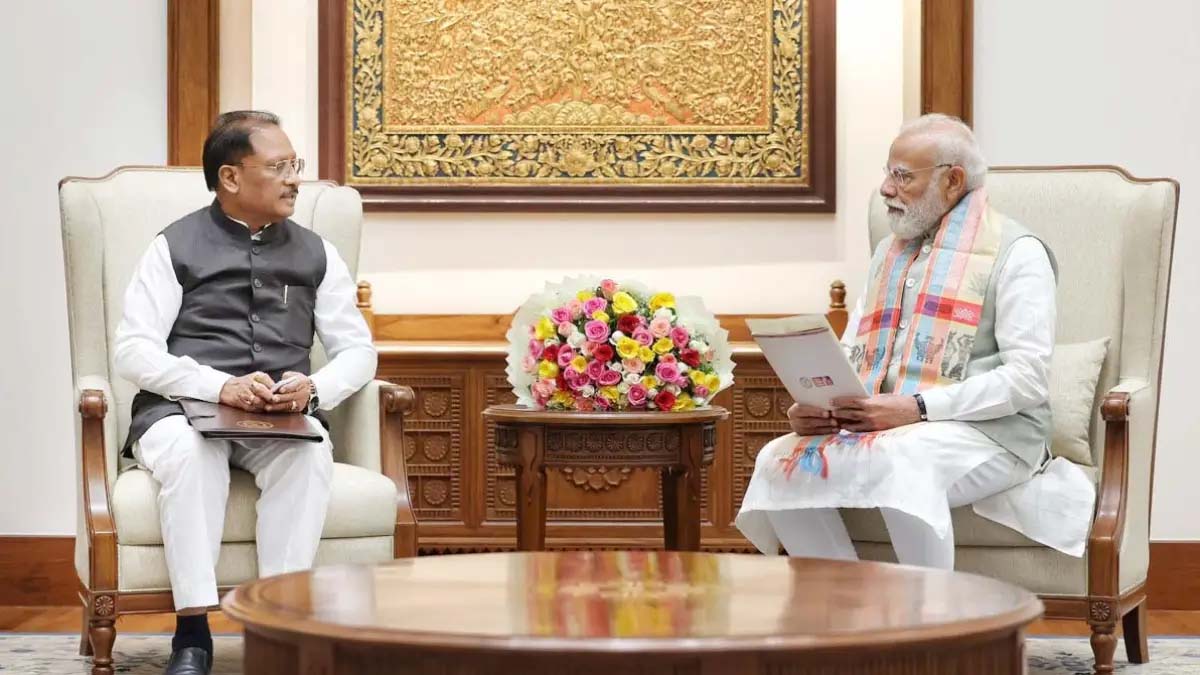 CM Vishnudeo Sai met PM Narendra Modi