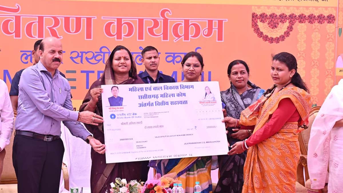 लक्ष्मी सखी मिलेट कार्ट वितरण कार्यक्रम