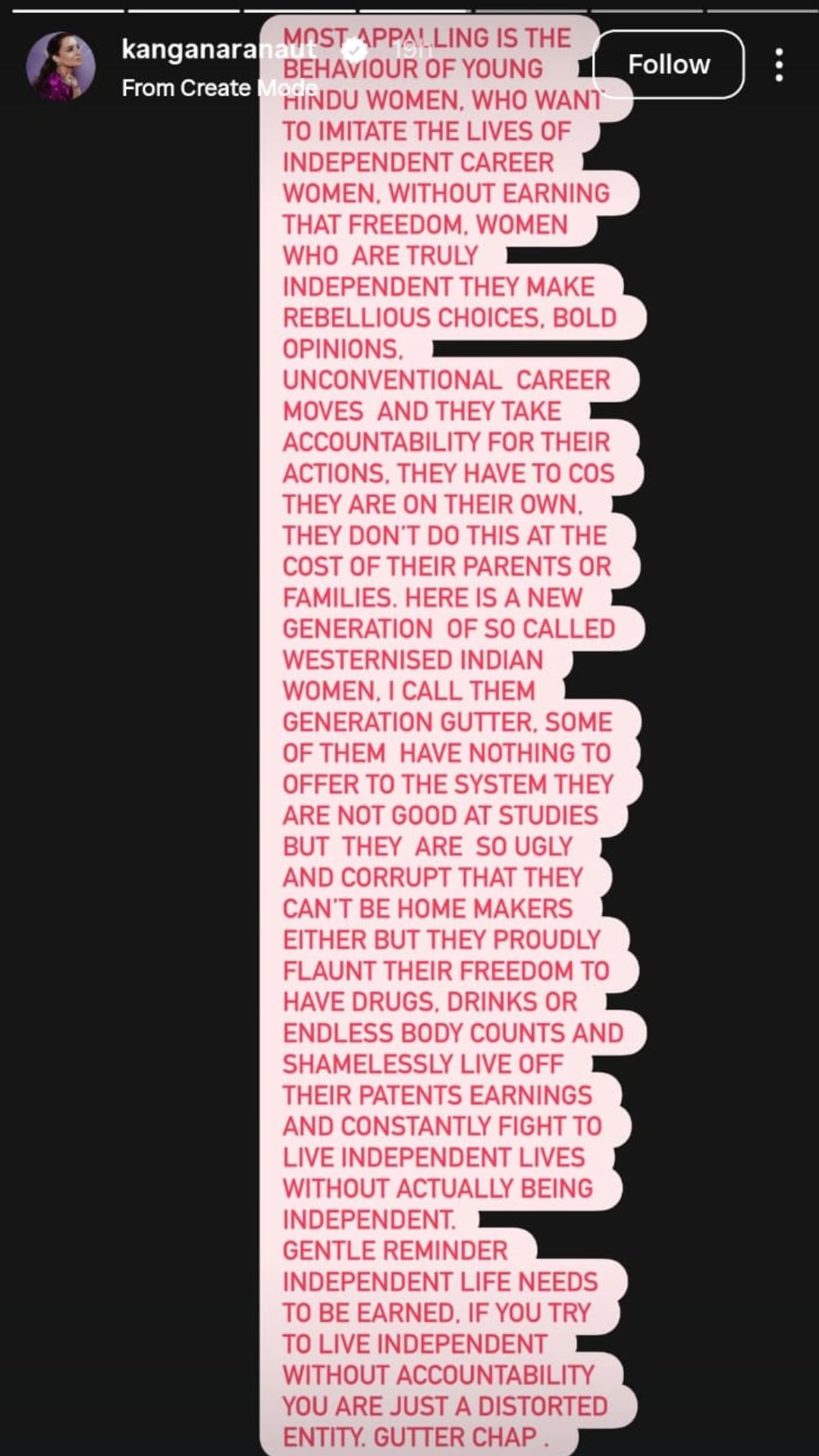 Kangana Ranaut On Neet Protest