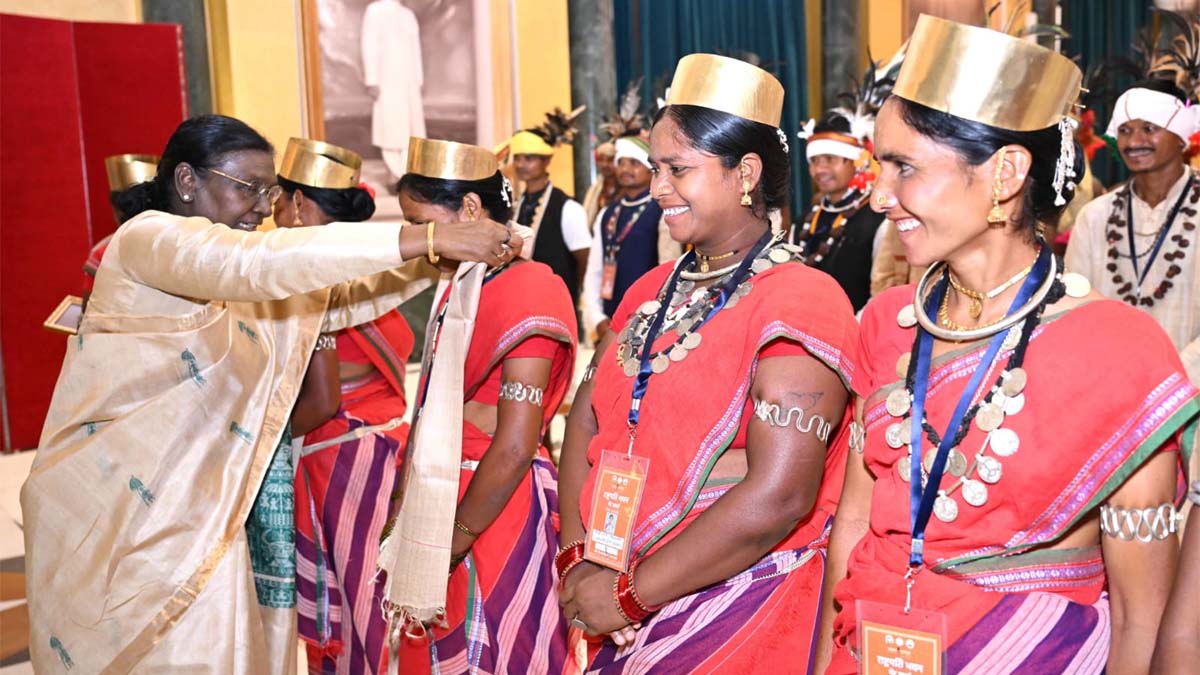 राष्ट्रपति ने किया स्वागत