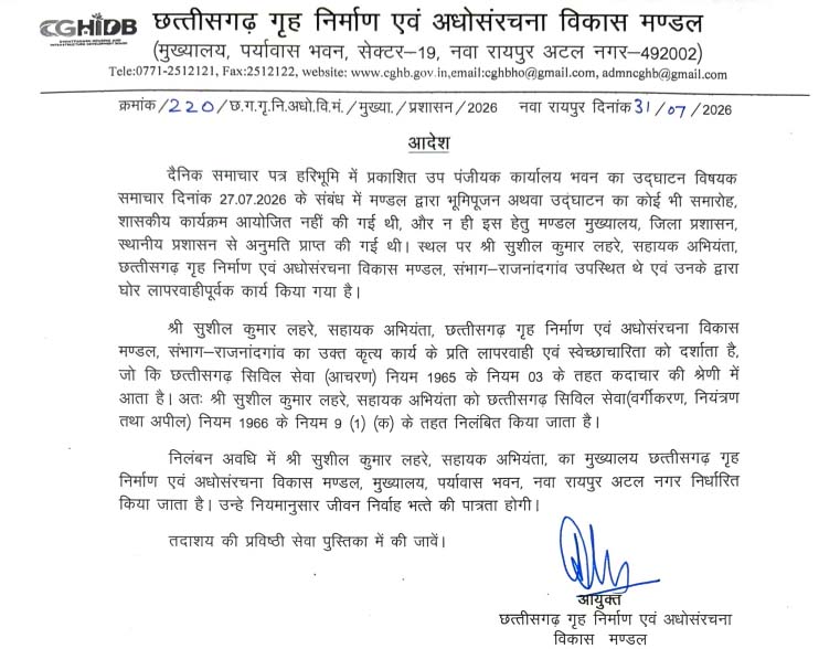 Suspension Order