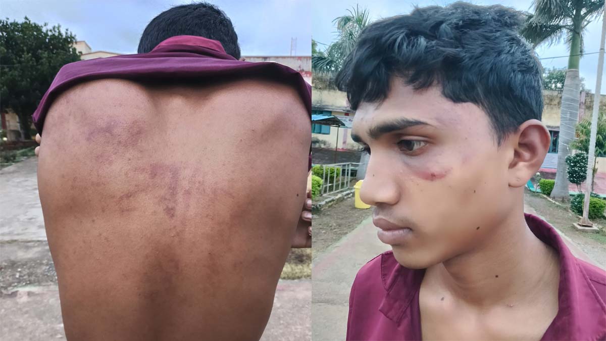 जूनियर छात्र के साथ मारपीट