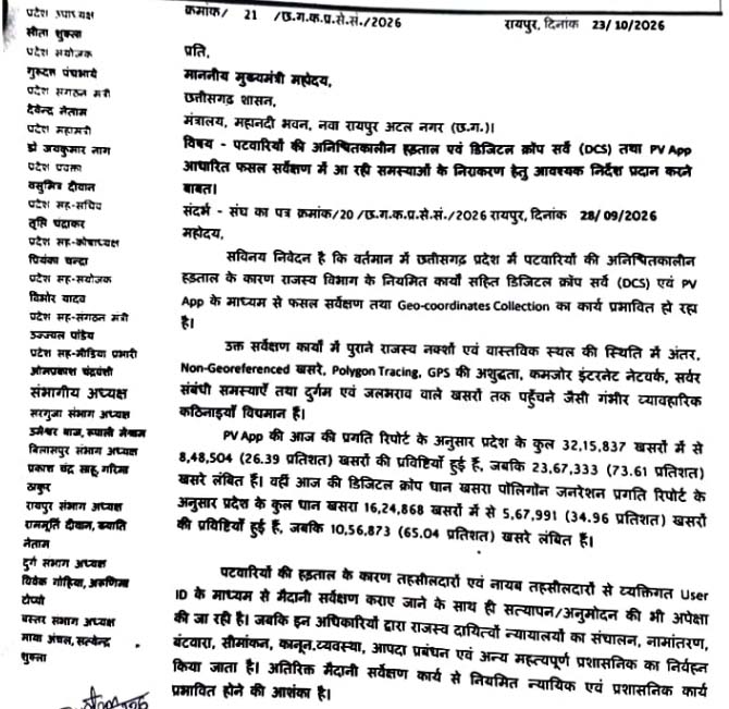 मुख्यमंत्री को पत्र मुख्यमंत्री को पत्र
