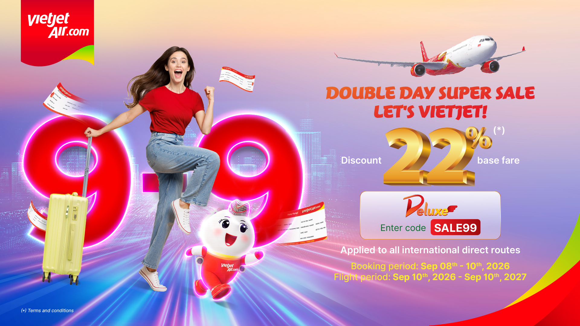Vietjet cheap airfare
