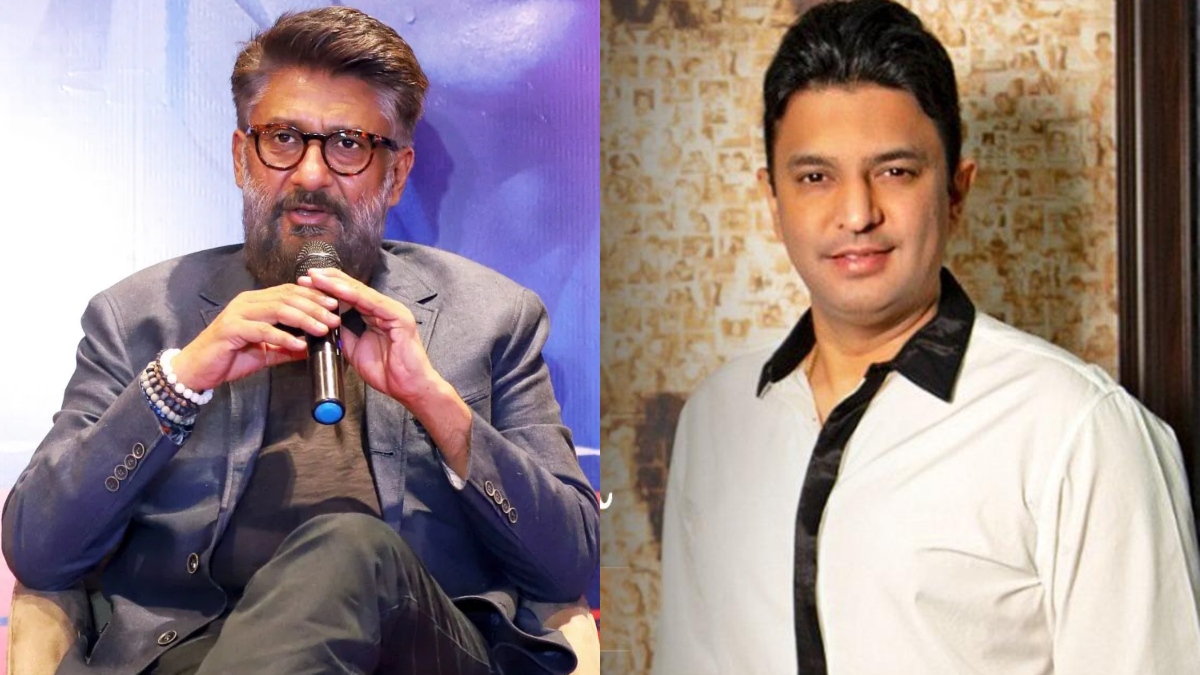 Vivek Agnihotri and Bhushan Kumar Vivek Agnihotri and Bhushan Kumar