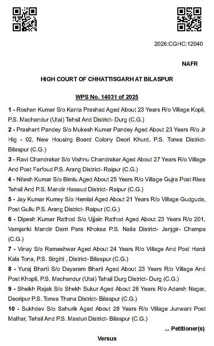 CG High Court Decision