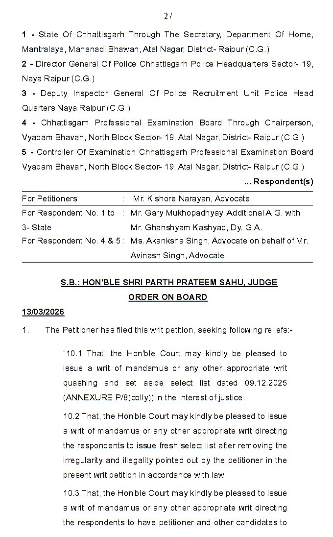 CG High Court Decision