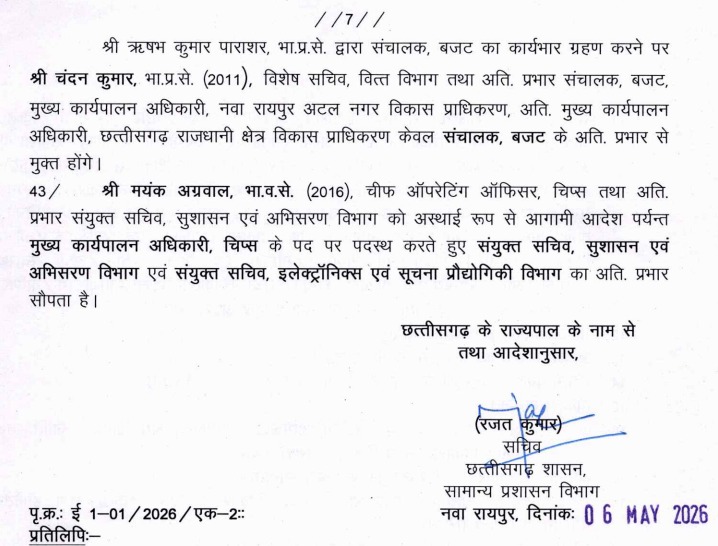 Transfer order