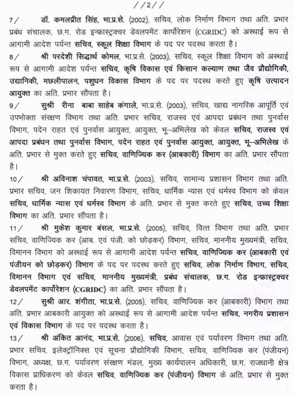 Transfer order