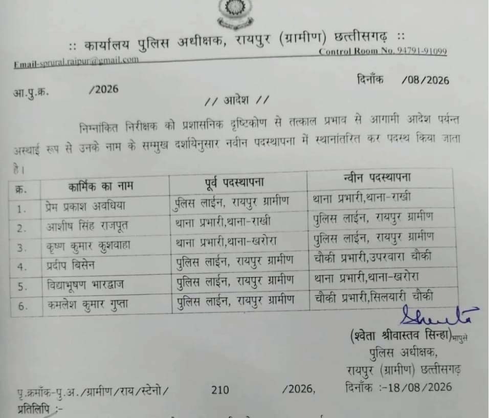 Transfer order