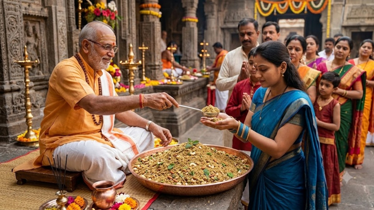 जन्माष्टमी पर धनिया पंजीरी