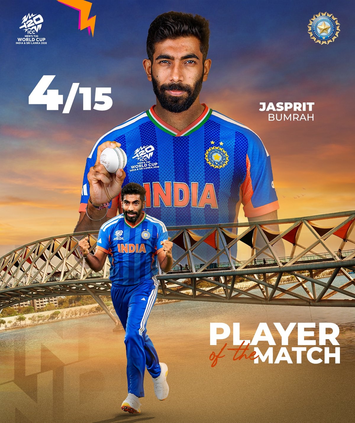 jasprit bumrah player of the match