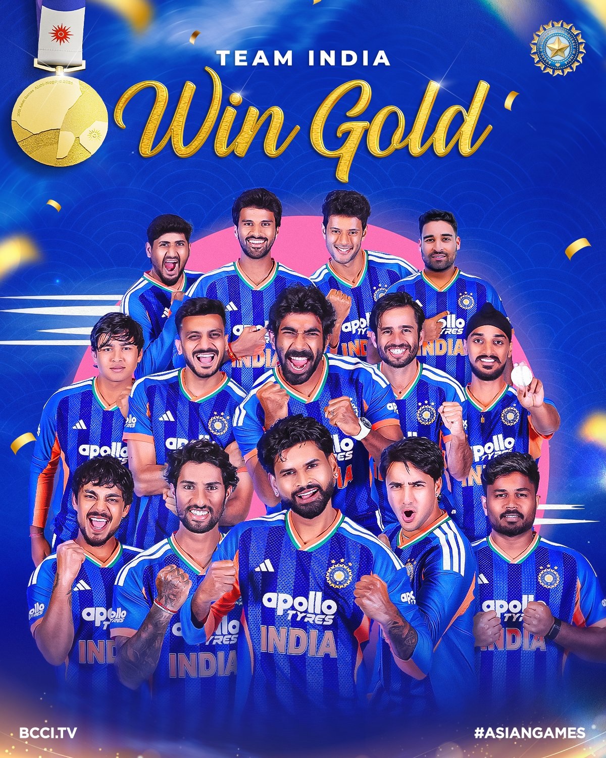 team india second time asian games champion