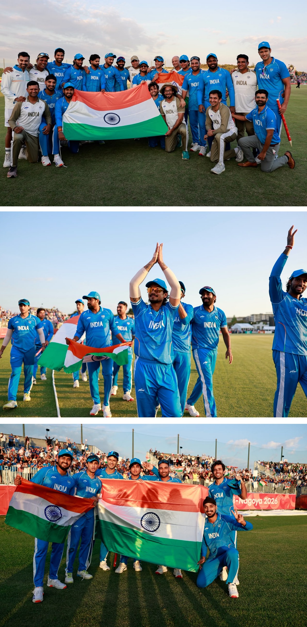 team india winning gold moments